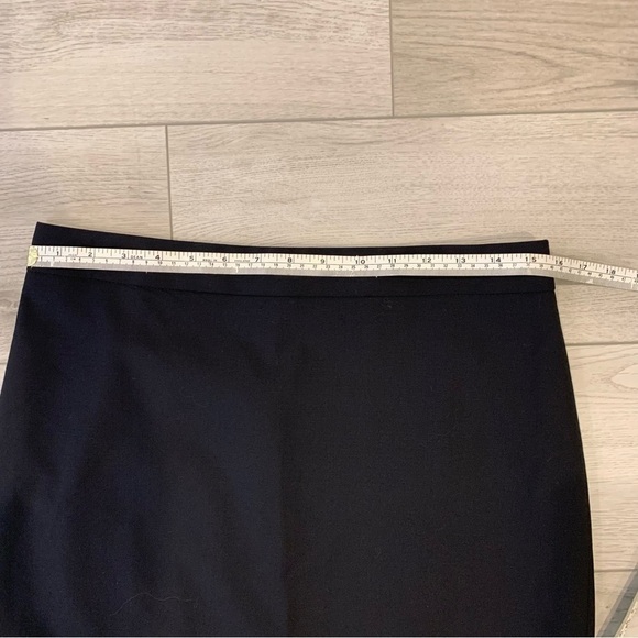 Banana Republic NWT Black Wool  Pencil Skirt sz 8 Tall - Picture 3 of 7